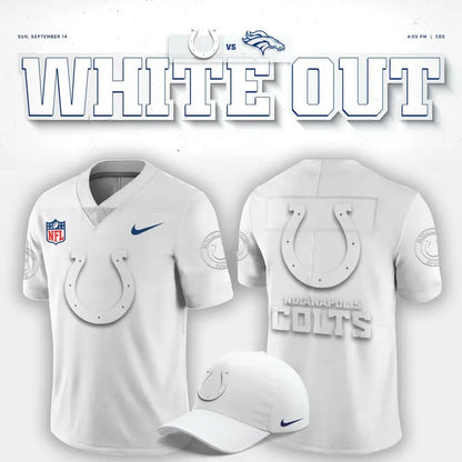 Indianapolis Colts "White Out" Football Jersey V2