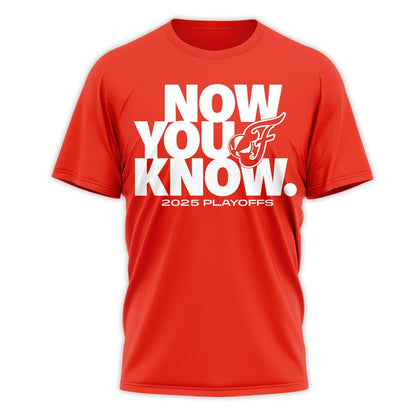Fever Now You Know 2025 Playoffs Shirt