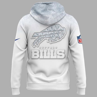 Buffalo Bills "White Out" Hoodie-V2