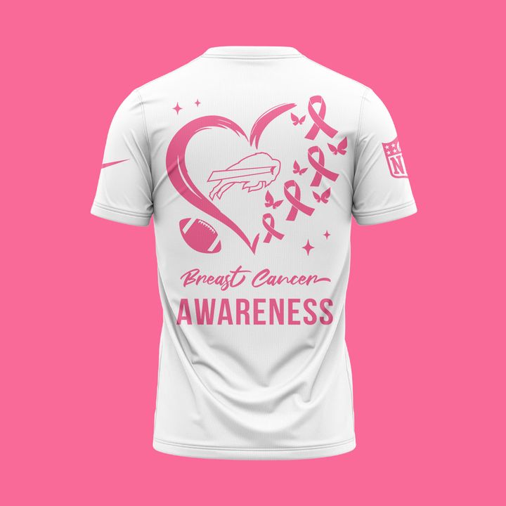 Buffalo Bills '' OCTOBER BREAST CANCER AWARENESS MONTH '' T-Shirt