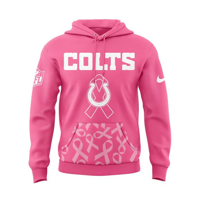 Indianapolis Colts '' OCTOBER BREAST CANCER AWARENESS MONTH '' Hoodie