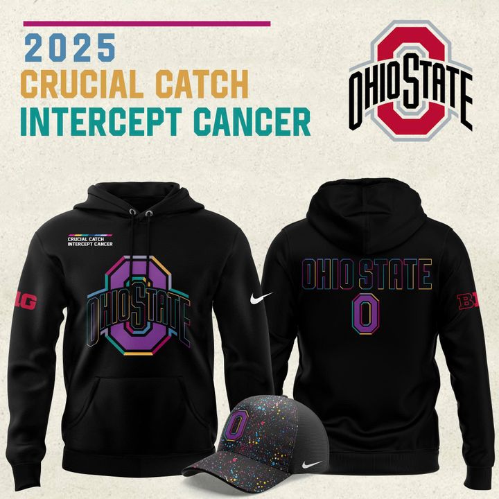 Ohio State Football 2025 Crucial Catch Hoodie v2