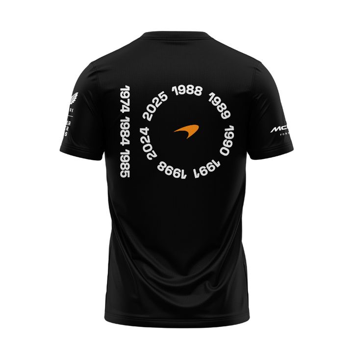 McLaren Formula 1 Team 2025 Constructors' Champions Black T-Shirt
