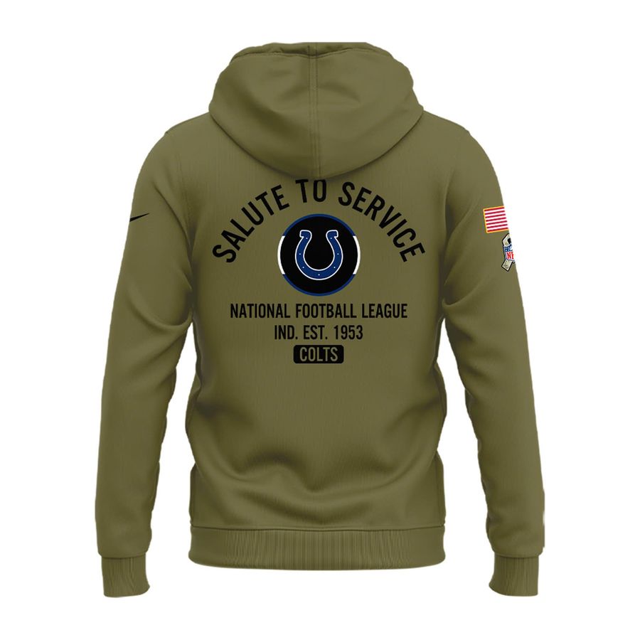 2025 Salute to Service Indianapolis Colts Hoodie