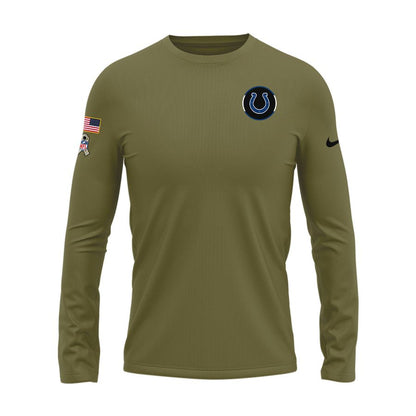 2025 Salute to Service Indianapolis Colts Long Sleeve Shirt