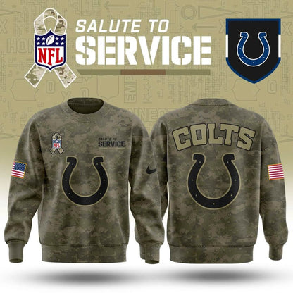 Indianapolis Colts Salute To Service Sweashirt