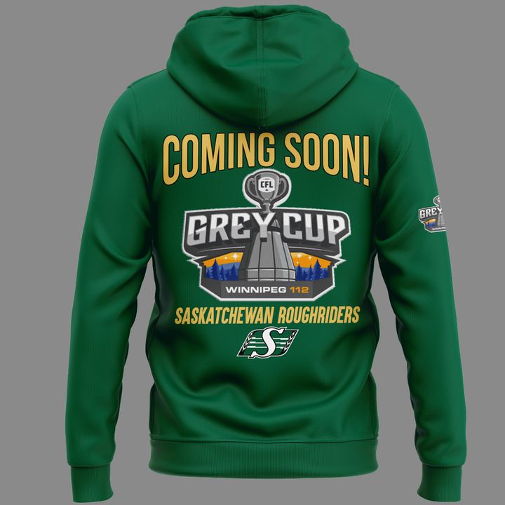 02.Saskatchewan Roughriders  GreyCup  Champions 2025 Hoodie