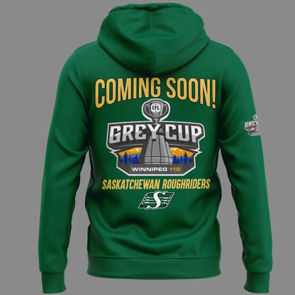 02.Saskatchewan Roughriders  GreyCup  Champions 2025 Hoodie