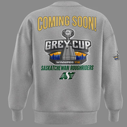 02.Saskatchewan Roughriders  GreyCup  Champions 2025 Sweatshirt