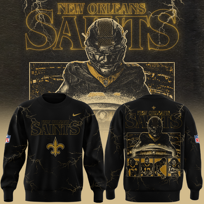 New Orleans Saints black uniform 2025 Sweatshirt