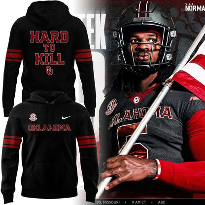 Special Oklahoma Sooners "HARD TO KILL" Hoodie.