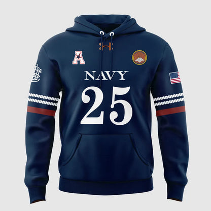 2025 Limited Edition Hoodie Navy Football uniform 250 years for fans