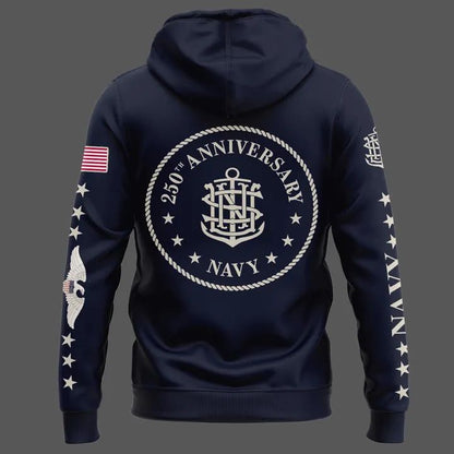 2025 Navy Midshipmen 250th Anniversary Hoodie for fans