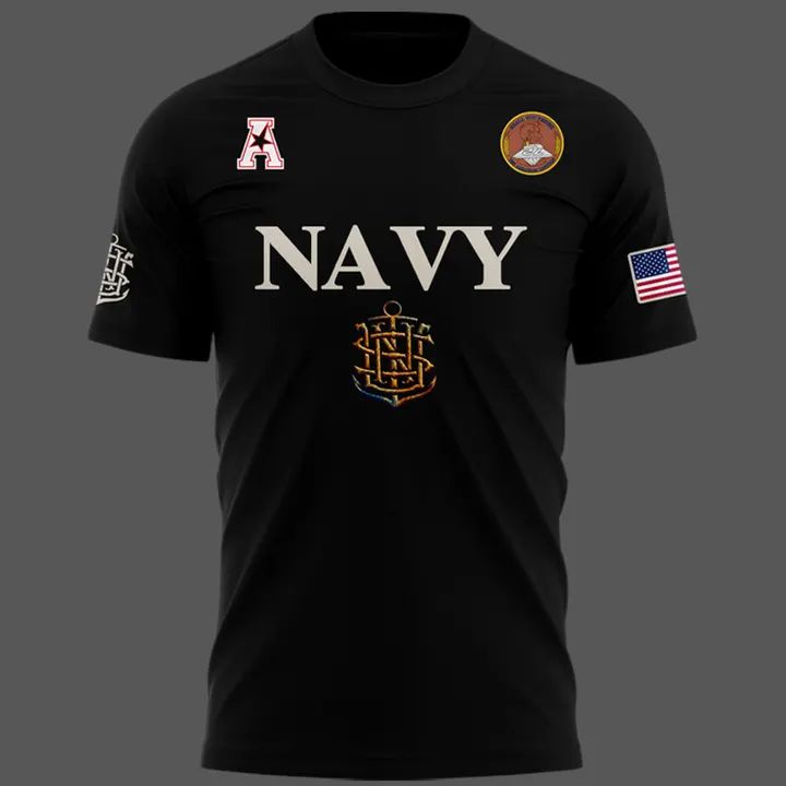 Navy Midshipmen 250th Anniversary T-shirt black