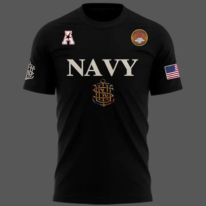 Navy Midshipmen 250th Anniversary T-shirt black