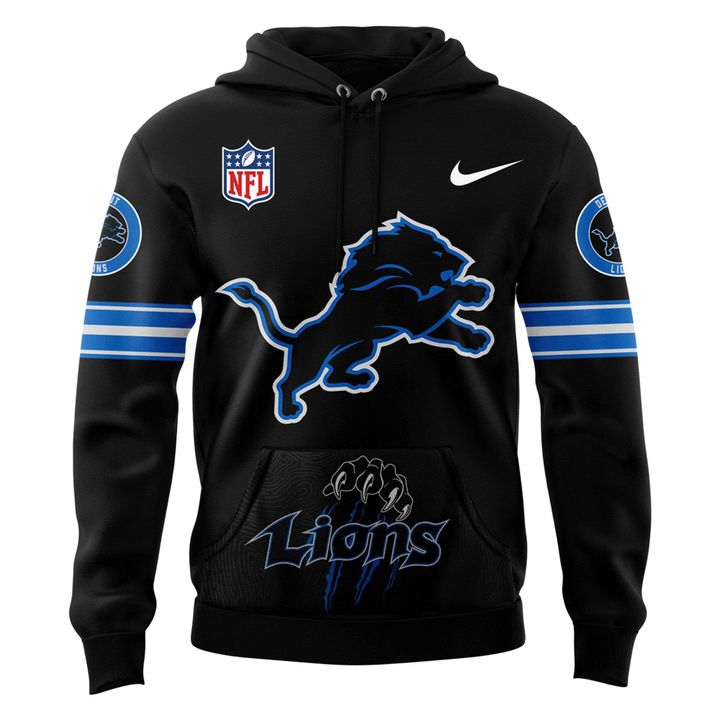 Men's Nike Black Detroit Lions 2025 Hoodie