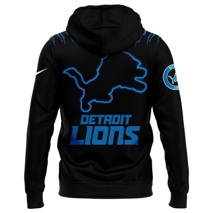 Men's Nike Back In Black Detroit Lions 2025 Hoodie(V6)