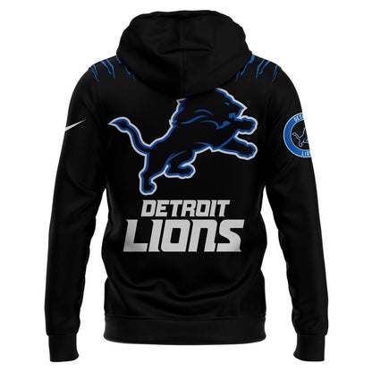 Men's Nike Back In Black Detroit Lions 2025 Hoodie(V7)