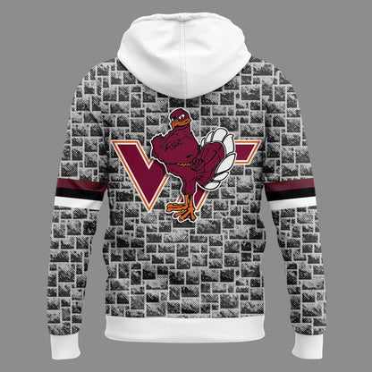New Release 2025 Virginia Tech Football Hoodie – Fresh Design for True Hokies Fans!