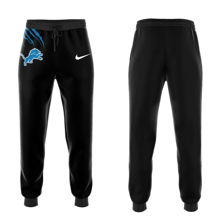 Men's Nike Back In Black Detroit Lions 2025 Zip Hoodie(V5)