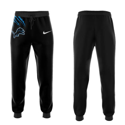 Men's Nike Back In Black Detroit Lions 2025 Zip Hoodie(V7)