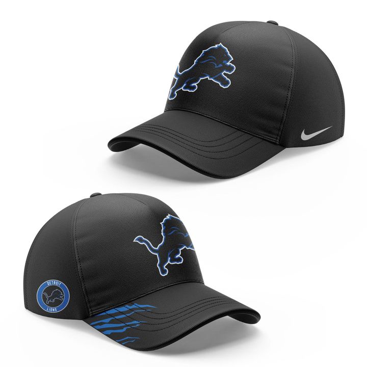 Men's Nike Back In Black Detroit Lions 2025 Sweatshirt(V7)