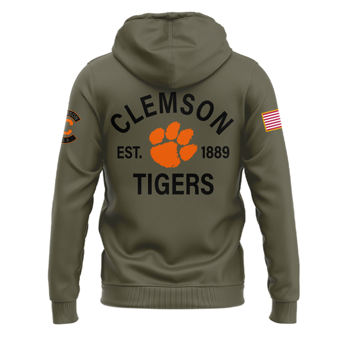 Clemson Football x - Military Appreciation 2025   Hoodie