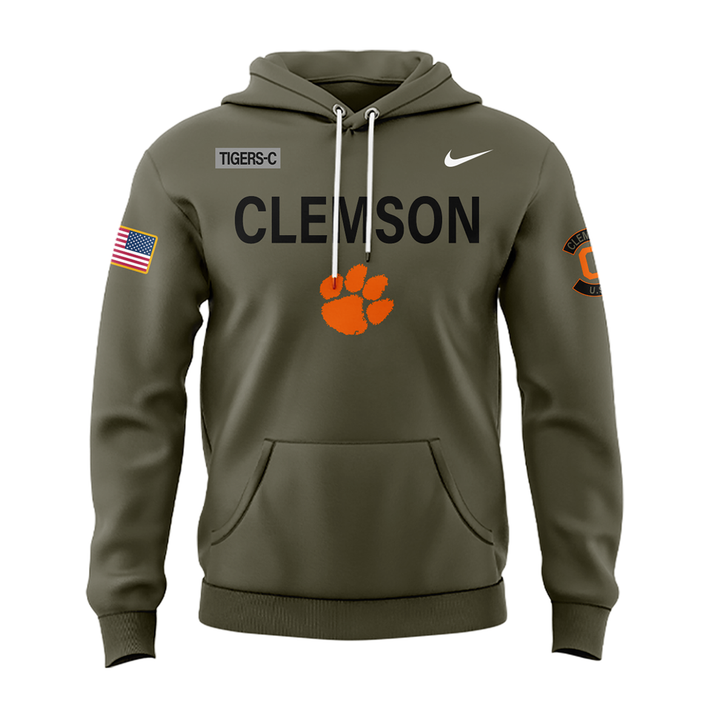 Clemson Football x - Military Appreciation 2025   Hoodie