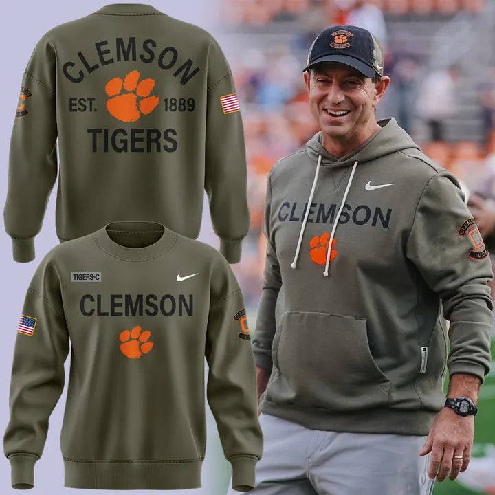 Clemson Football x - Military Appreciation 2025 SWEATSHIRT