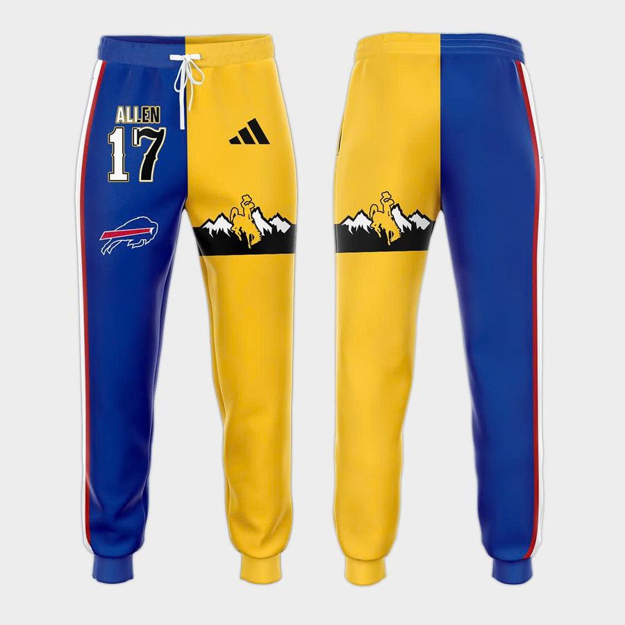 Josh Allen #17 Buffalo Bills x Wyoming Cowboys Hoodie