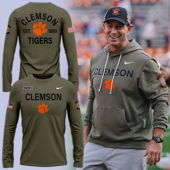 Clemson Football x - Military Appreciation 2025  Long Tee