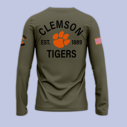 Clemson Football x - Military Appreciation 2025  Long Tee
