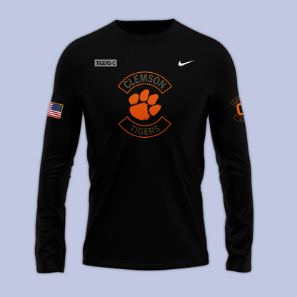 01.Clemson Football x - Military Appreciation 2025  Long Tee