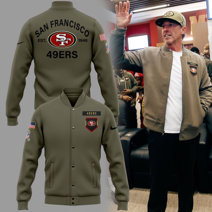 Limited edition Jacket coach Kyle Shanahan for fans San Francisco 49ers for fans