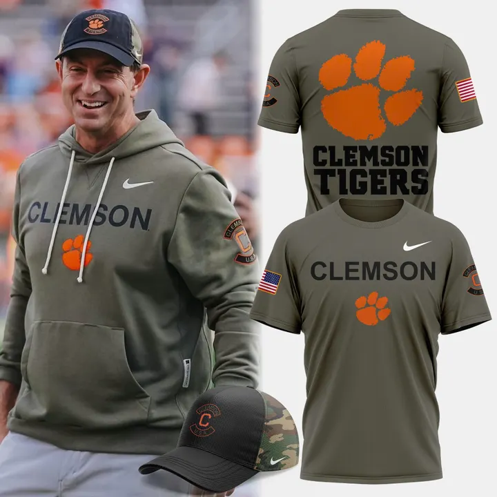 07.Clemson Football x - Military Appreciation  TSHIRT