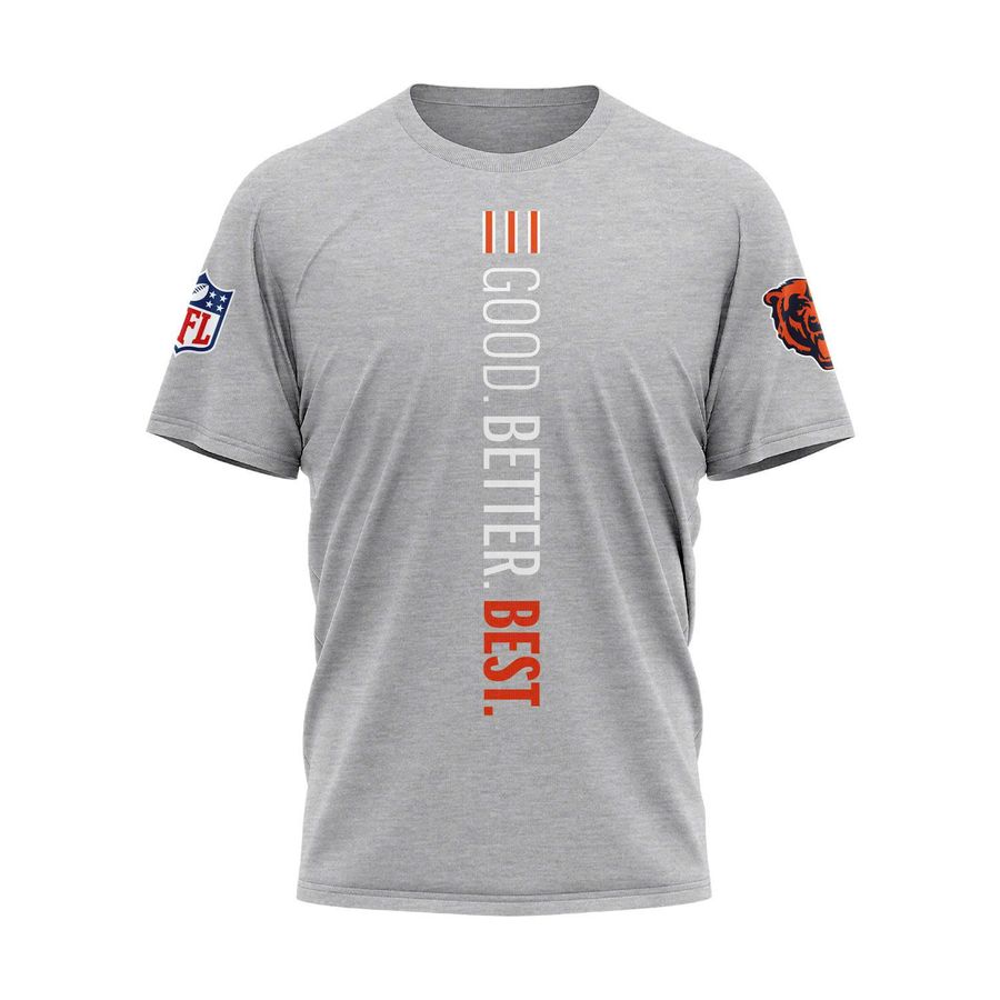 Chicago Bears 2025 T-shirt The Good. Better. Best. Collection