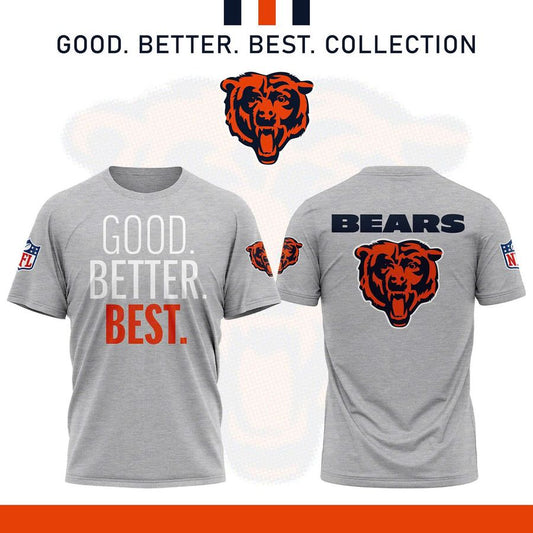 Chicago Bears 2025 T-shirt The Good. Better. Best. Collection2