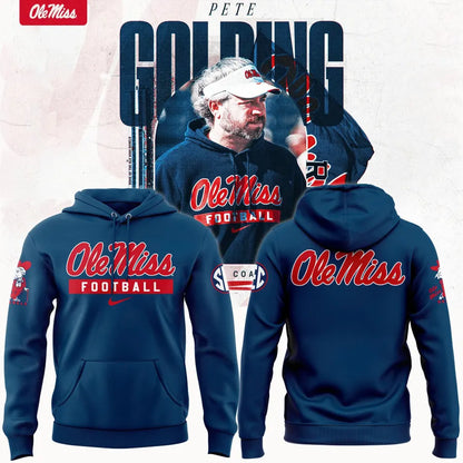 Coach Pete Golding Ole Miss Football Hoodie(V2)
