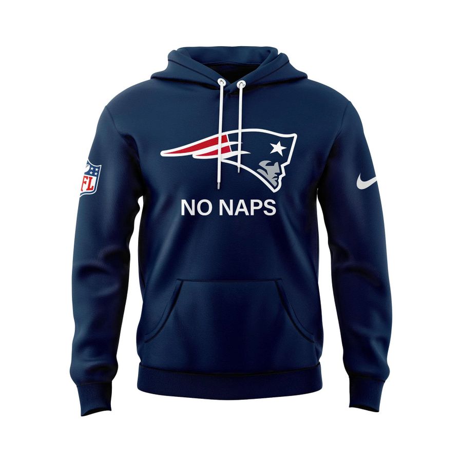 New England Patriots Coach Mike Vrabel "No Naps" Hoodie