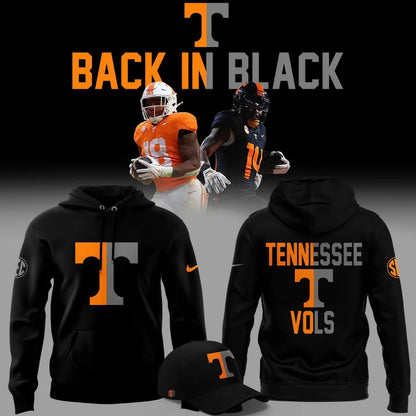2025 limited edition Hoodie Tennessee Football "Back In Black" for fans