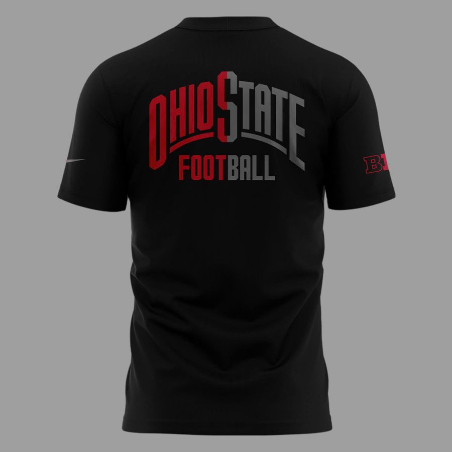 2025 limited edition t-shirt Ohio State Football "Back In Black"