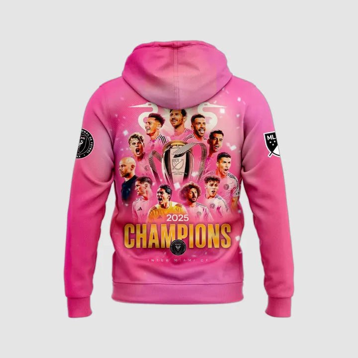 Inter Miami x Lionel Messi 2025 MLS CUP CHAMPION Hoodie | Jogger | Cap v2