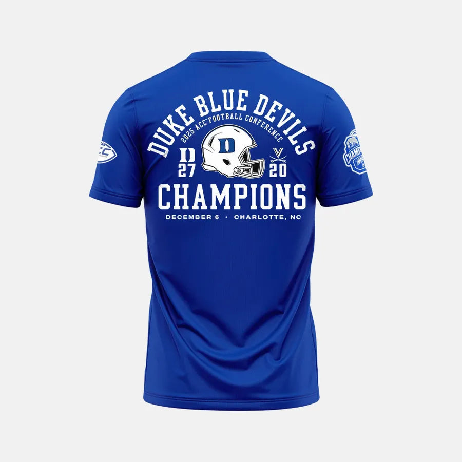 Duke Blue Devils Football Champs T-Shirt