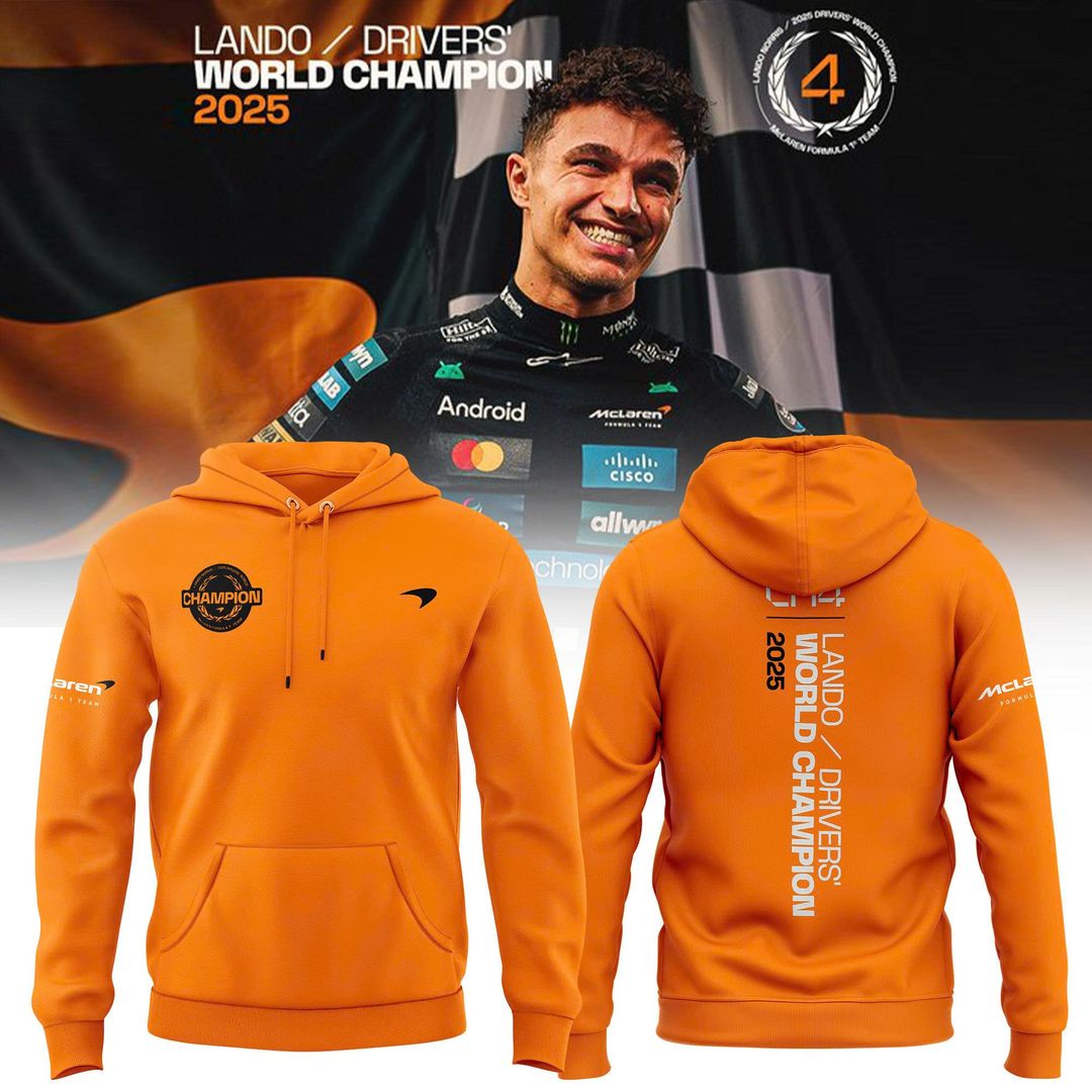 Limited Edition 2025 Lando Norris World Champions Combo Hoodie