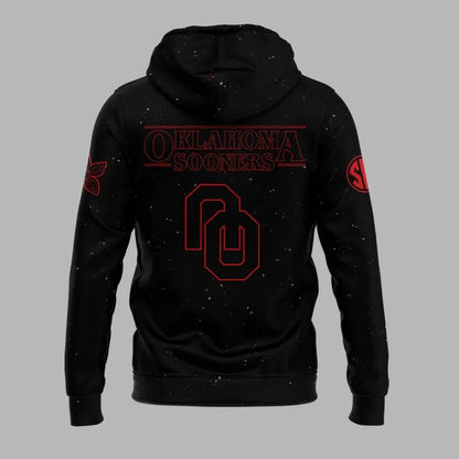 2025 Limited Edition Oklahoma Sooners x Stranger Things Hoodie