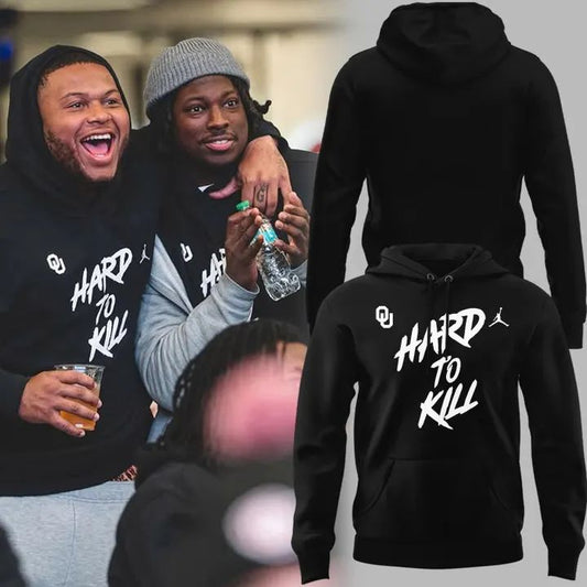 2025 Oklahoma Sooners "HARD TO KILL" Special Hoodie black