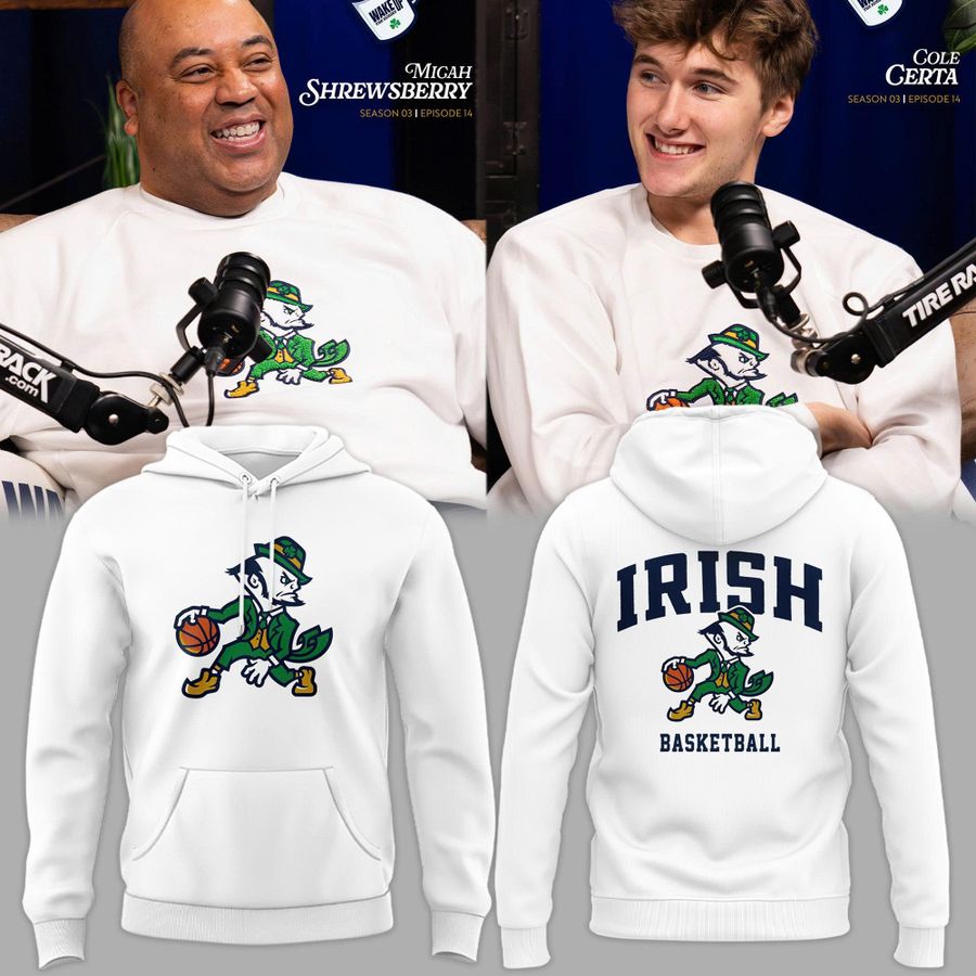 Special Notre Dame Basketball Leprechaun Hoodie.