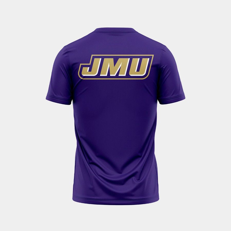 James Madison University Dukes Football 2025 College Football Playoffs Short Sleeve T-Shirt v2