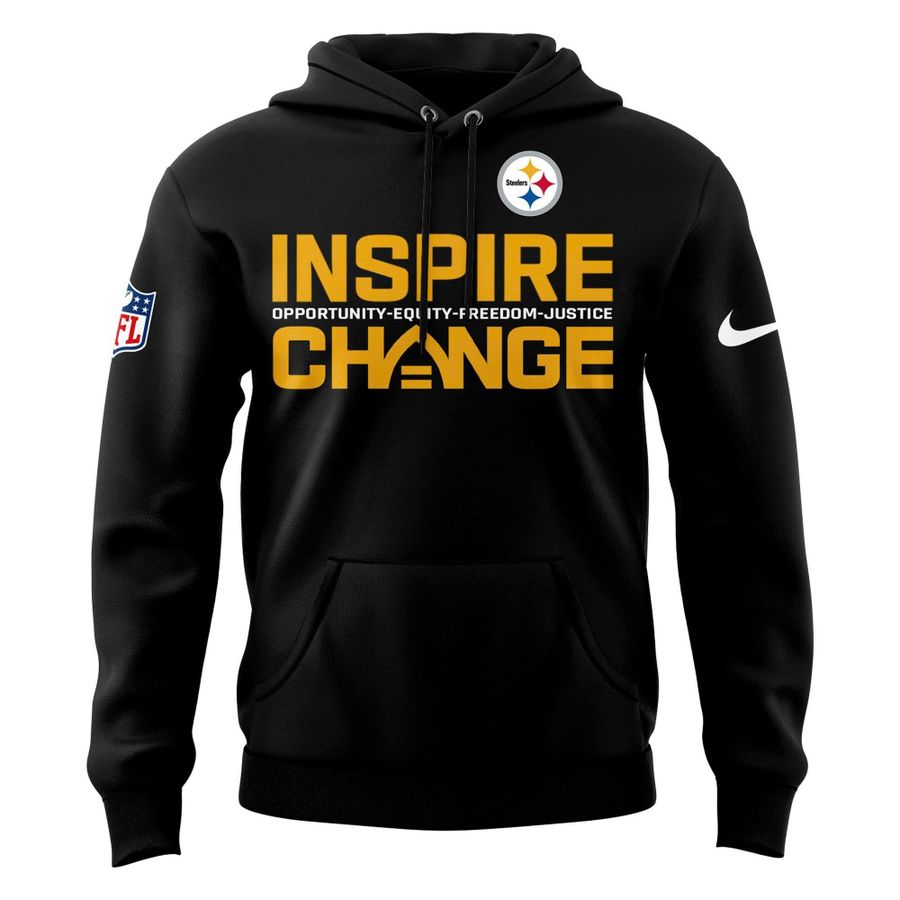Limited Edition Pittsburgh Steelers '' INSPIRE CHANGE '' 2025 Hoodie
