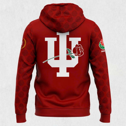 Indiana Hoosiers football helmet 2026 Rose Bowl Hoodie-Red
